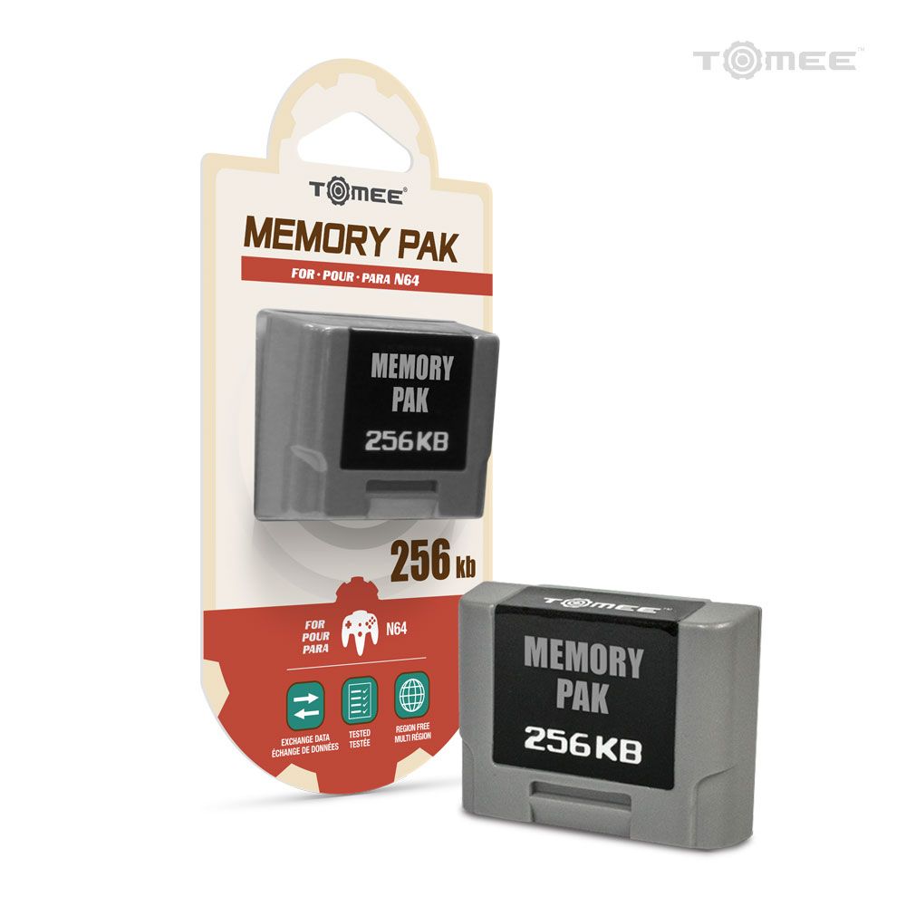 256KB Memory Card for N64 -  Tomee
